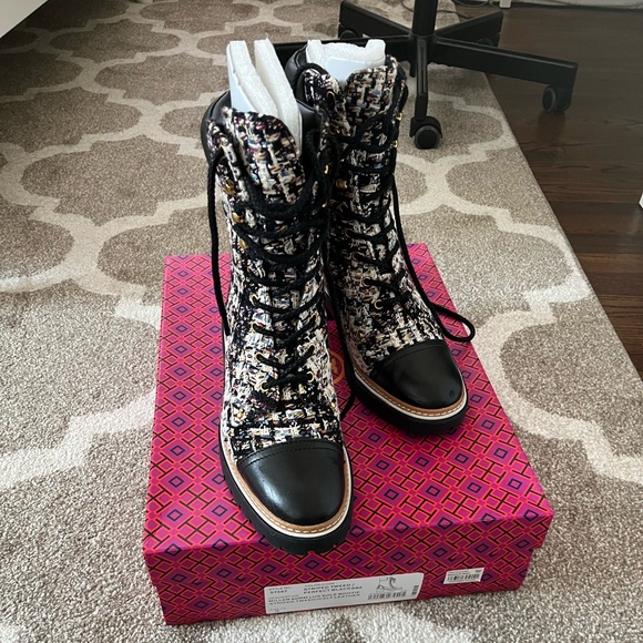 Tory Burch Tweed Booties - Picture 1 of 7